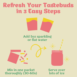 Pink Lemonade Beverage / Drink Mixer - 12 Serving Multipack