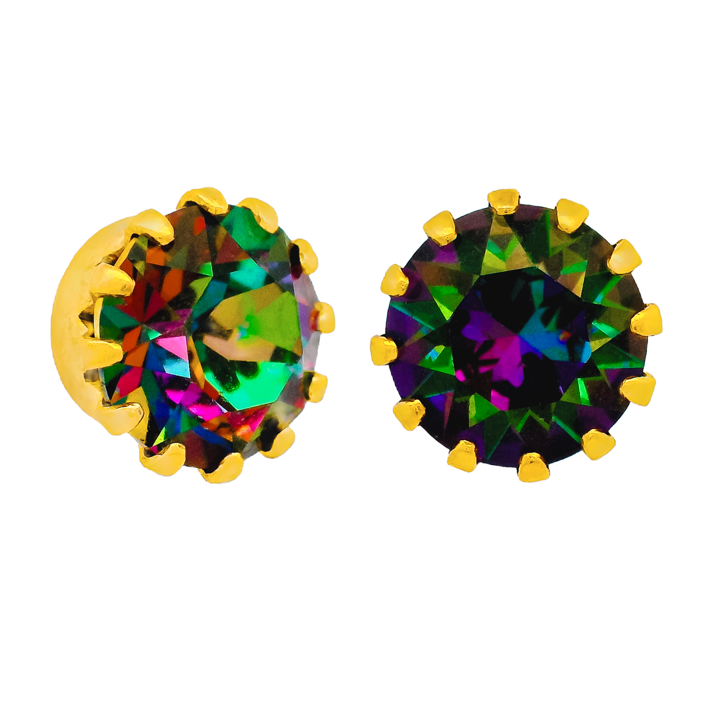Chrisley Studs in Candy Crush: Soft Mint Ignite Glacier Blue