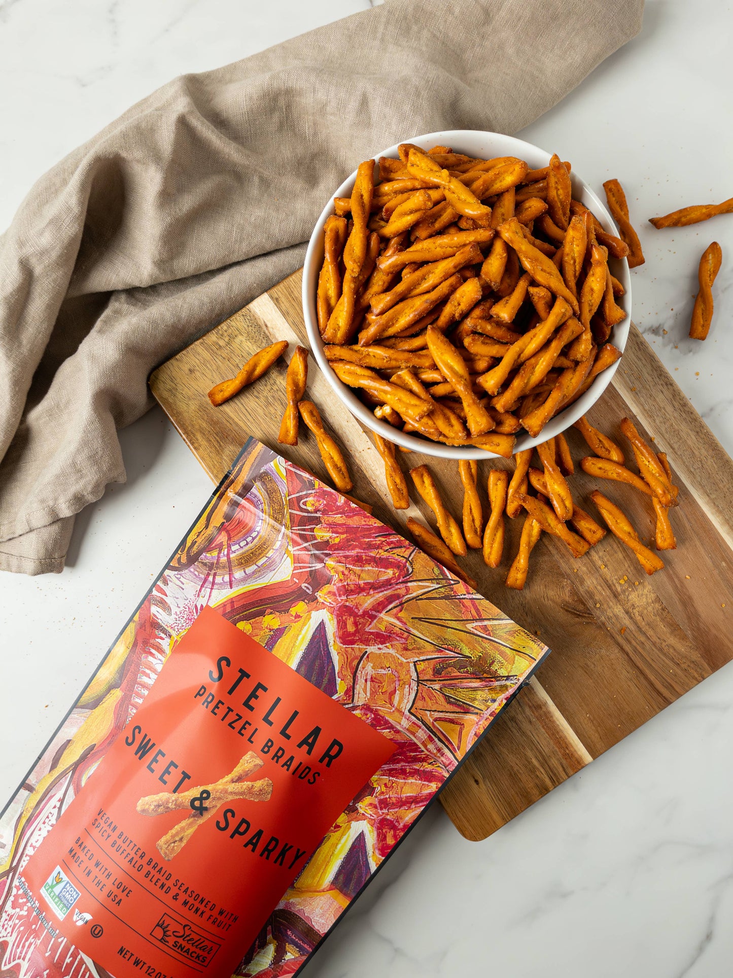 Stellar Pretzel Braids - Sweet & Sparky -12oz