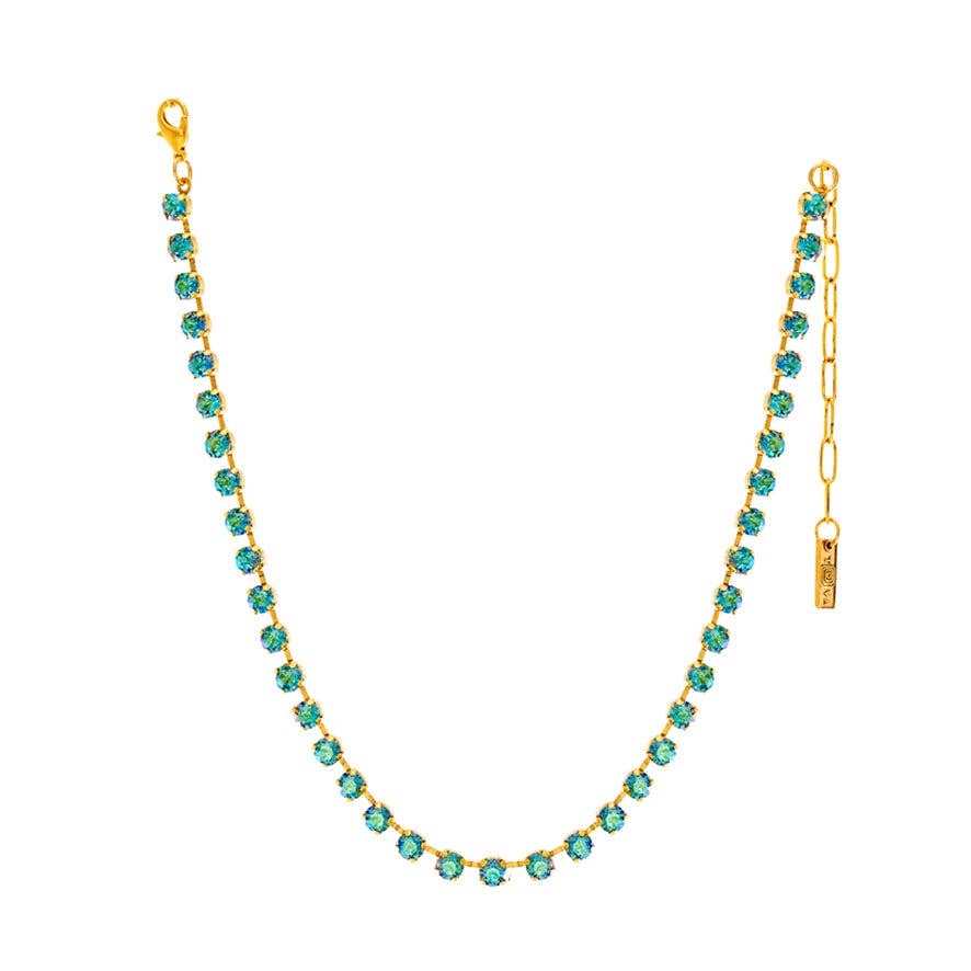 Sarina Necklace in Bohemian Wonderland: Tanzanite Glimmer