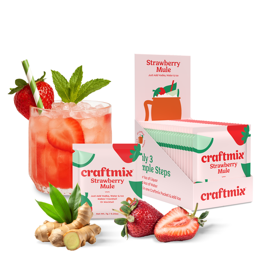 Strawberry Mule Cocktail / Mocktail Mixer Single Packet