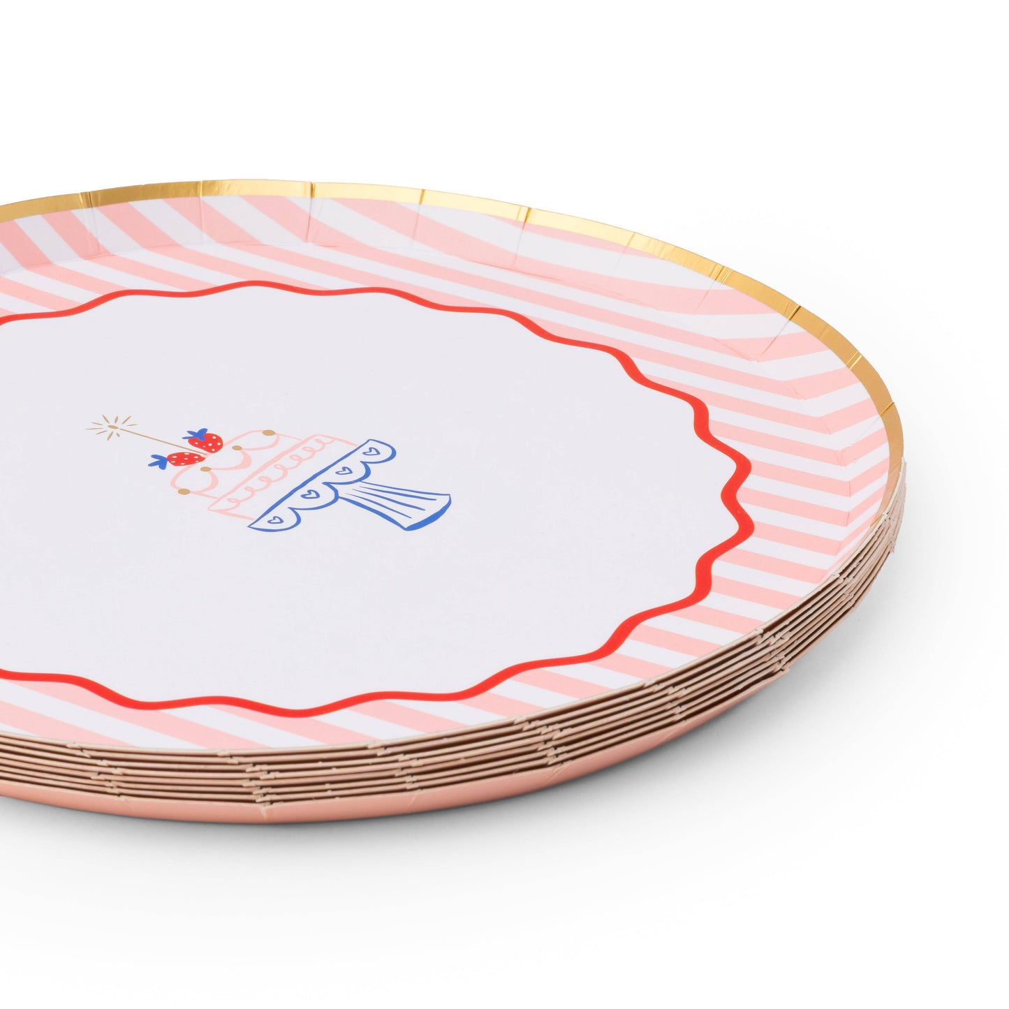 BIRTHDAY CAKE SMALL PLATES