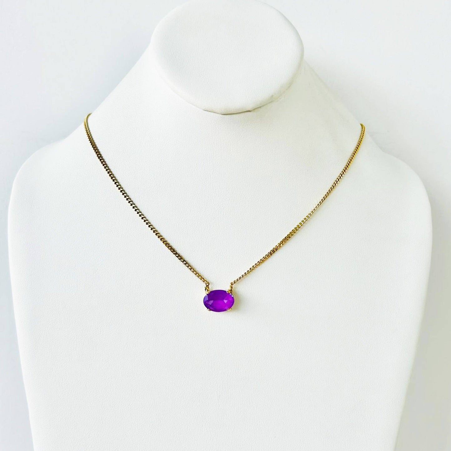 Iza Necklace in Fairy Dust: Rose Water Opal
