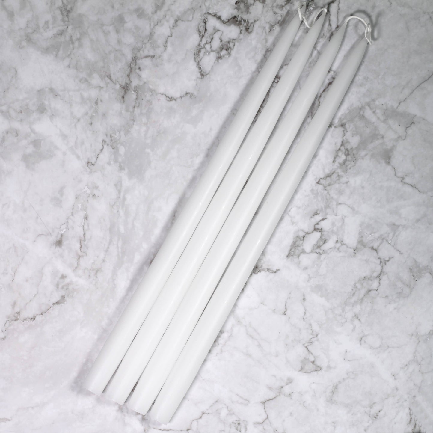 18 Inch White Danish Taper Candle