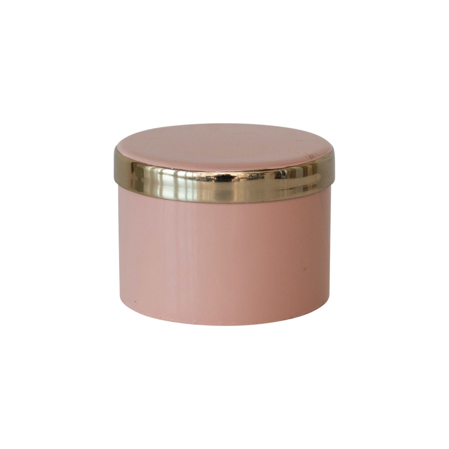 Decorative Enameled Metal Box w/ Lid