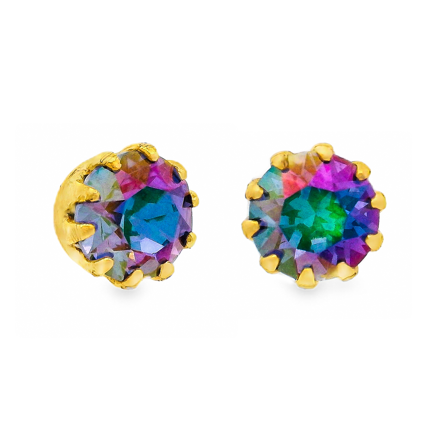 Mini Chrisley Studs: Tanzanite Glimmer