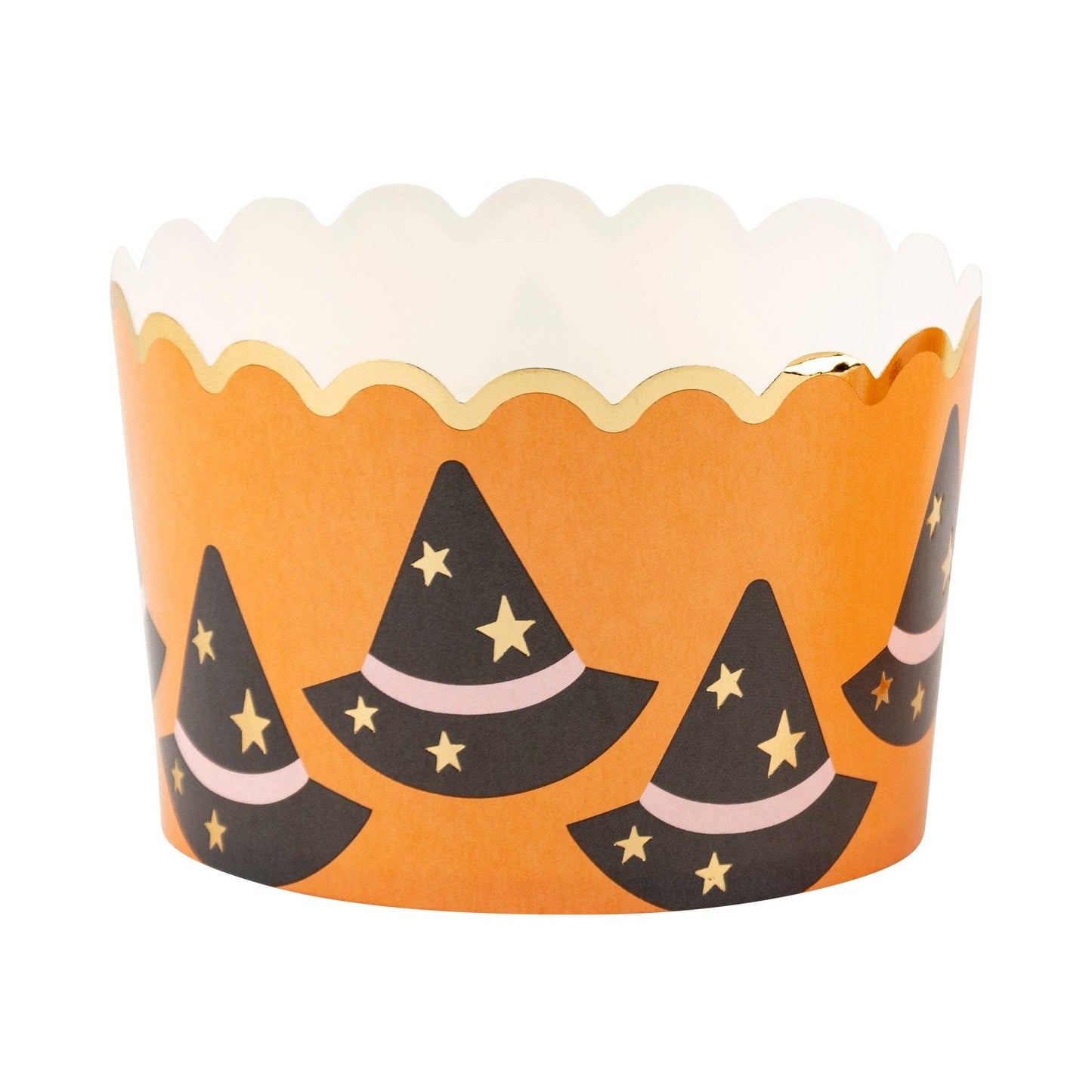 JUMBO Foil Witch Hats and Stars Baking Cups 40ct