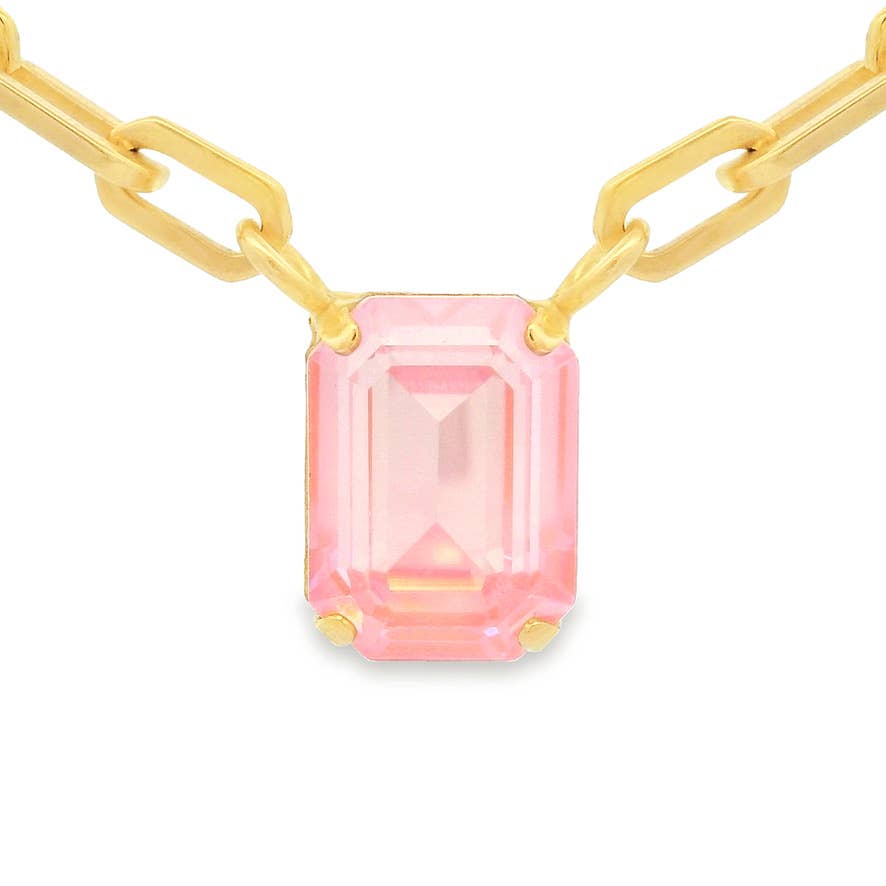 Dereka Necklace in Fairy Dust: Ultra Petal Pink Moon