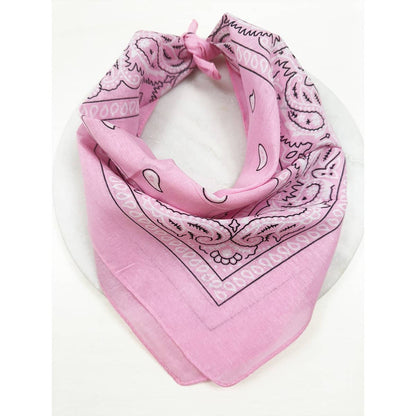 PINK Pasley Pattern Bandanas: