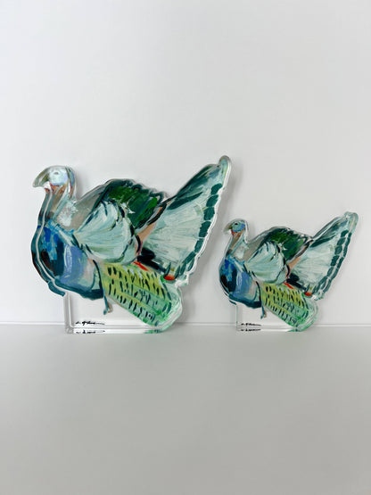 "Dolly Drumstick" Turkey Acrylic Small Shelfie