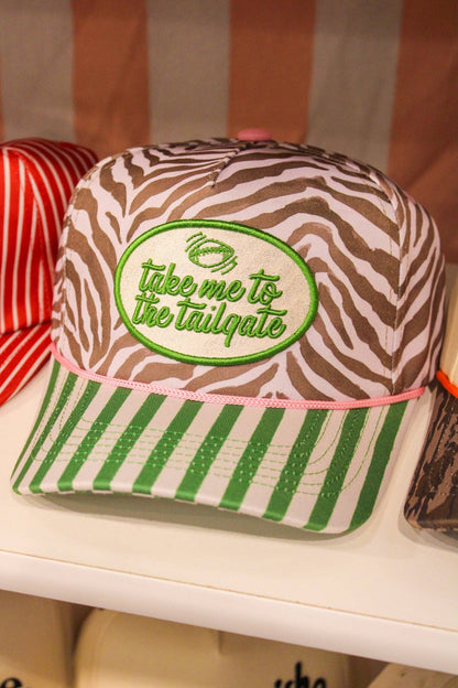 TAKE ME TO THE TAILGATE CANVAS CAP