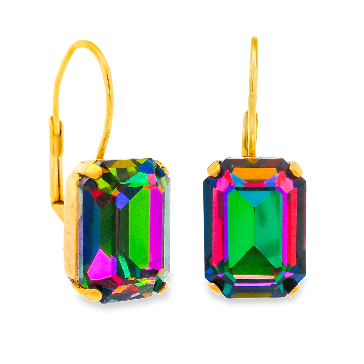 Rubin Hook Earrings: Peridot Brandy