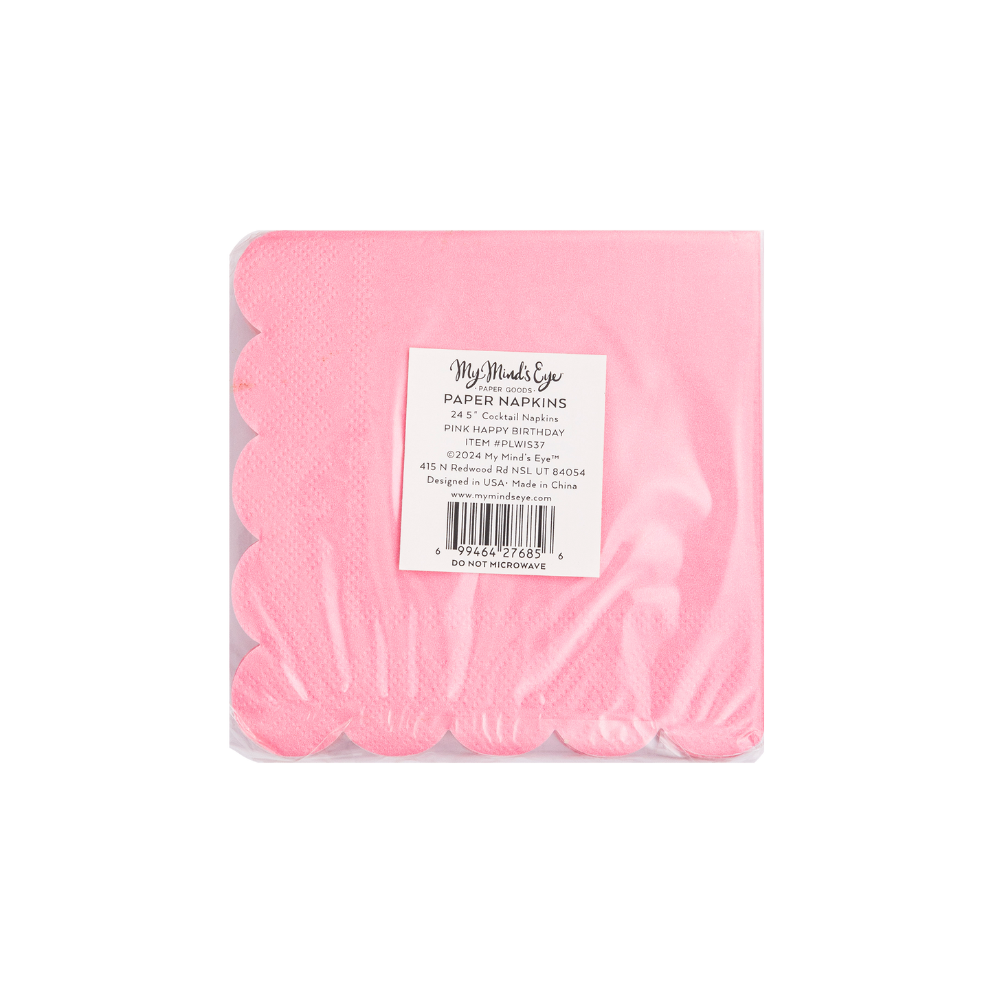 Happy Birthday Pink Napkins 32ct