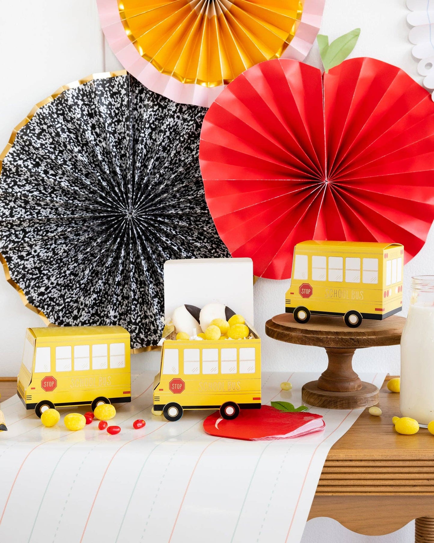 School Bus Treat Boxes 8ct