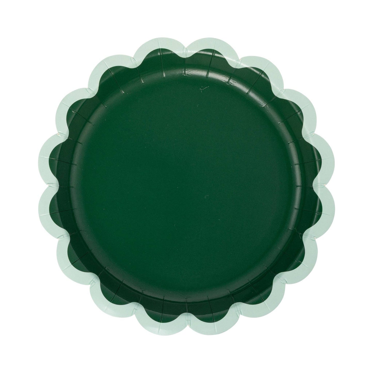 Red & Green Ric Rac Plates 8ct