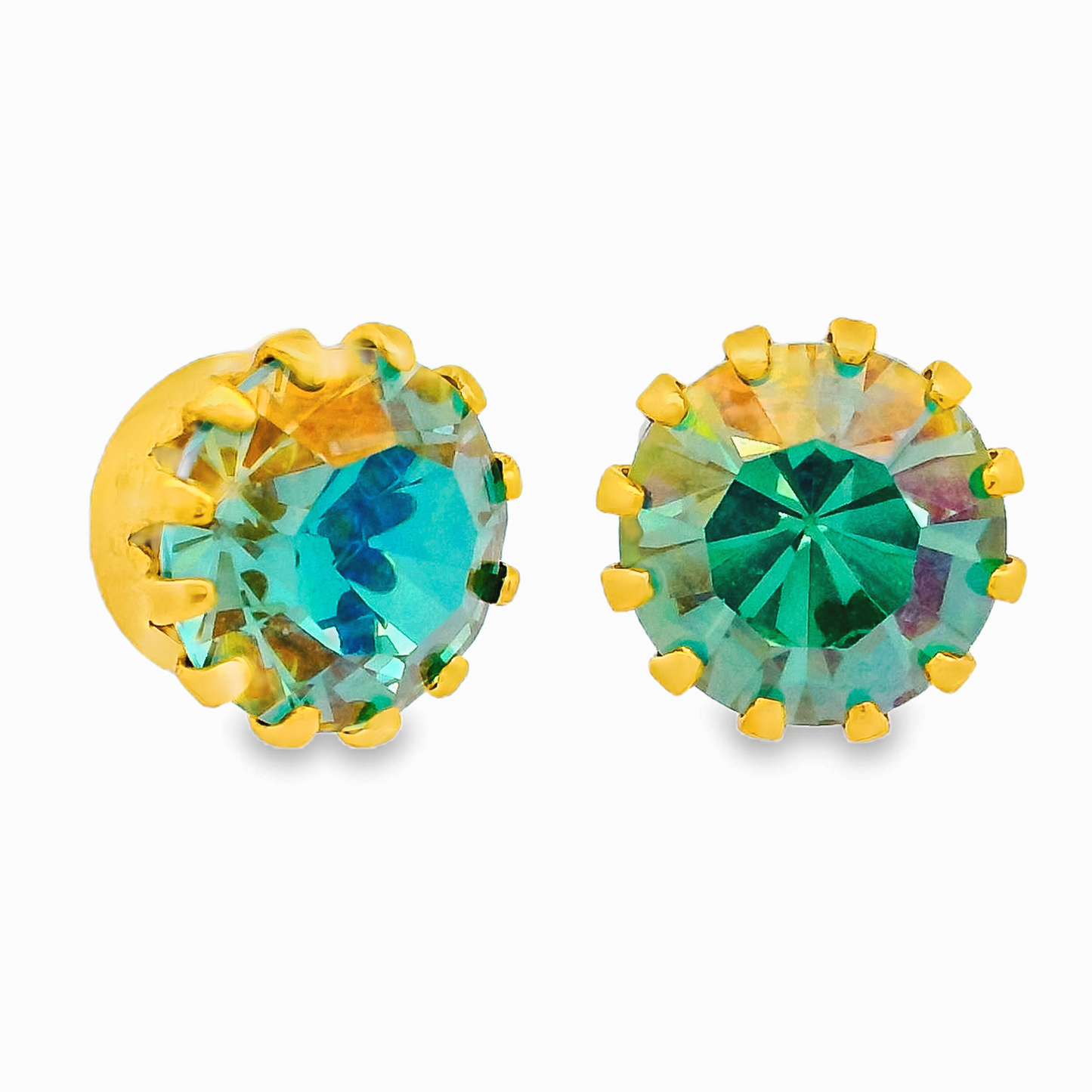 Chrisley Studs in Candy Crush: Soft Mint Ignite Glacier Blue