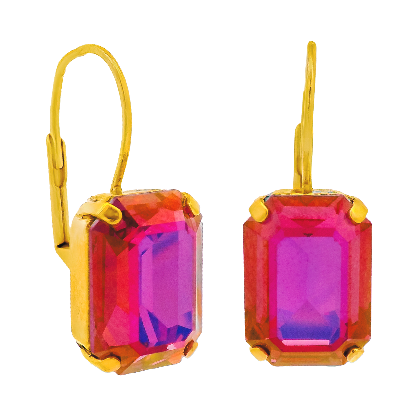 Rubin Hook Earrings: Peridot Brandy