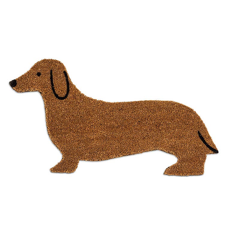 Dachsund Shaped Doormat-18x30"L
