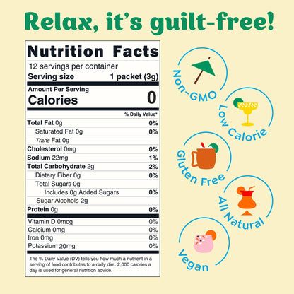 Skinny Margarita Cocktail Mixer - 12 Servings Multipack