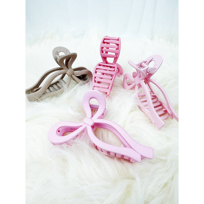 Assorted Pinks Bow Clip
