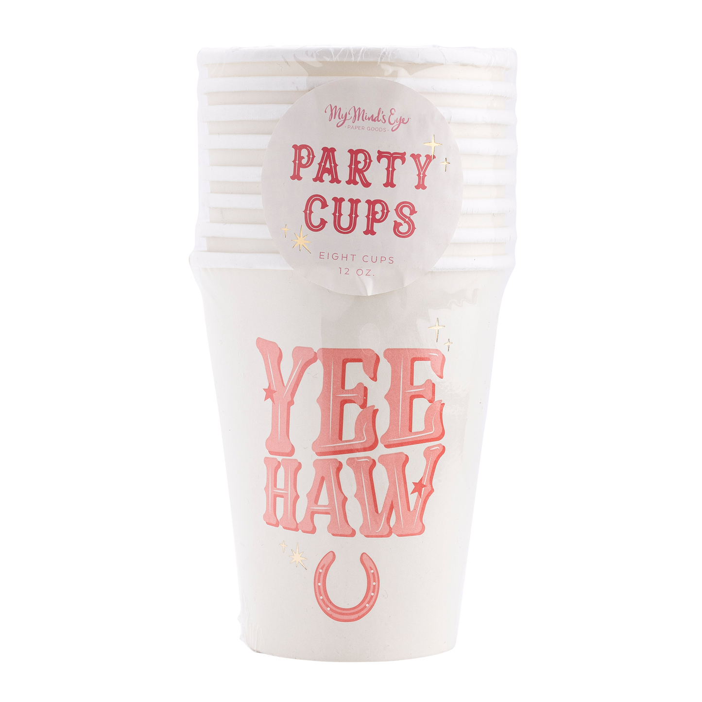 Yeehaw Paper Party Cups 8ct