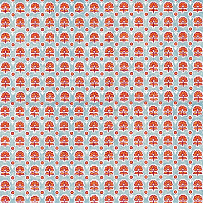 Beau Bottles Indian Blockprint Blue Flower - Prosecco Collection
