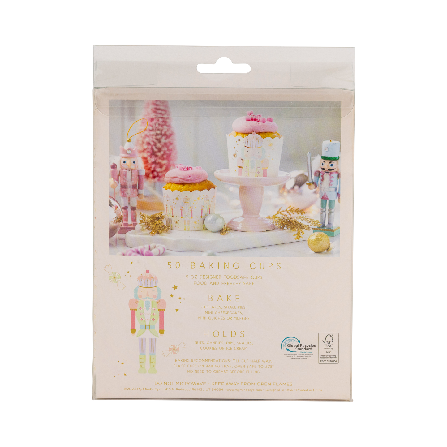 Nutcracker 5oz Baking Cups 50ct