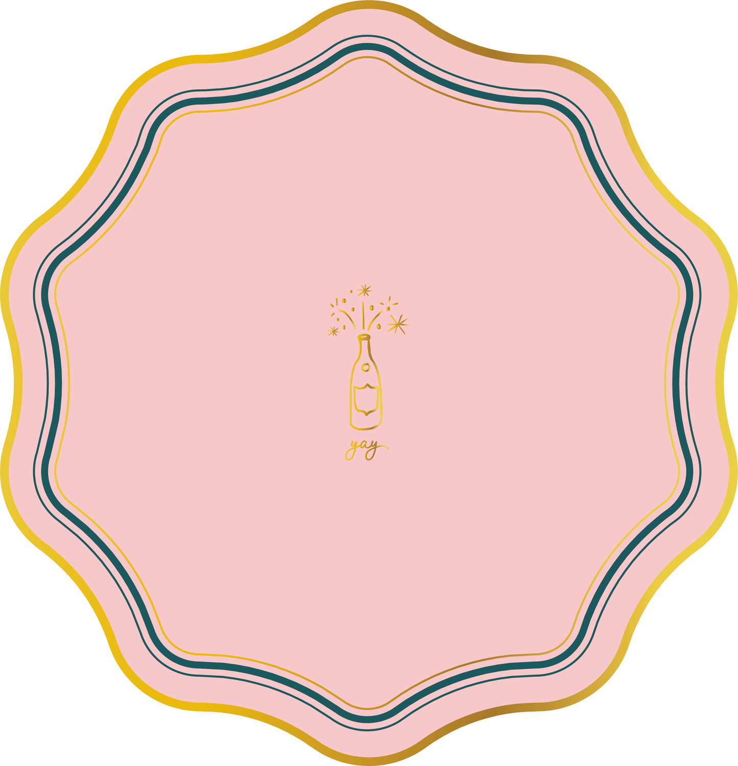 Yay Icon Party Plates