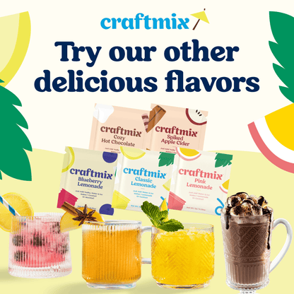 Blueberry Lemonade & Cocktail Mixer - 12 Servings Multipack