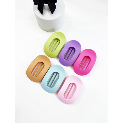 Flat Hair Claw Clip, 6 Colors