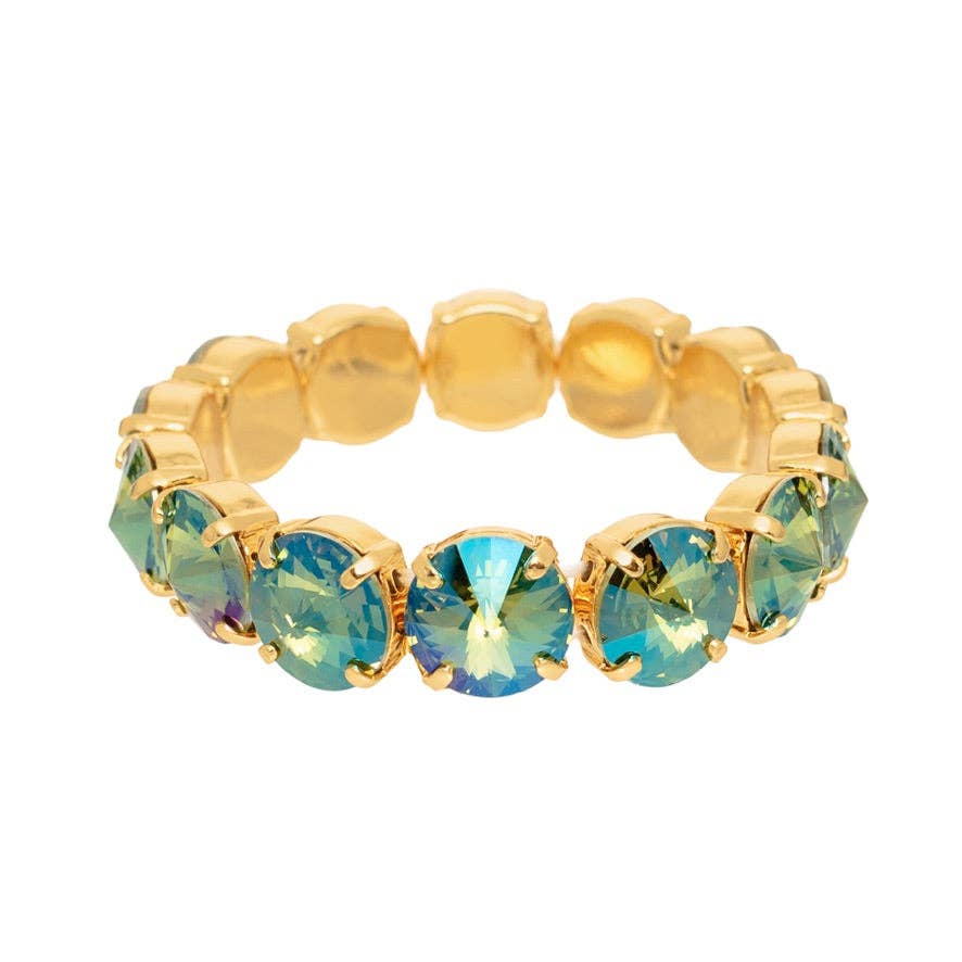 Croatia Stretch Bracelet in Solids: Ultra Mint