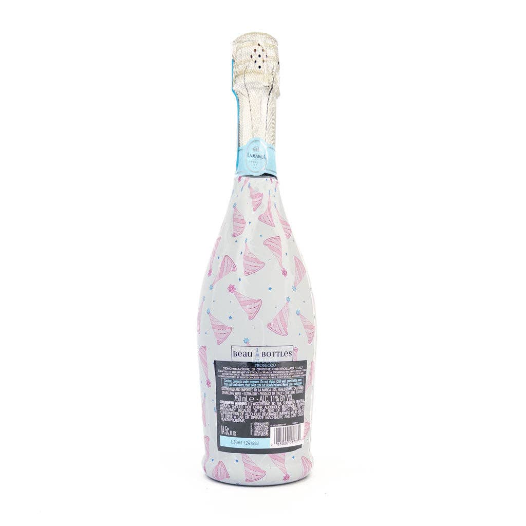 Beau Bottles Pastel Birthday Party Hats - Prosecco Collection