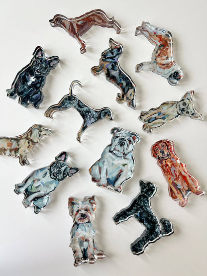 Light Chihuahua Acrylic Small Shelfie