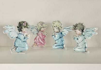 Tiny Wings: Brunette Boy- Acrylic Small Shelfie
