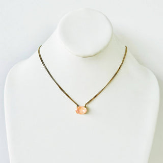 Iza Necklace in Fairy Dust: Rose Water Opal