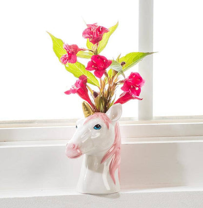 Daschund Wildlife Bud Vase-2"H: