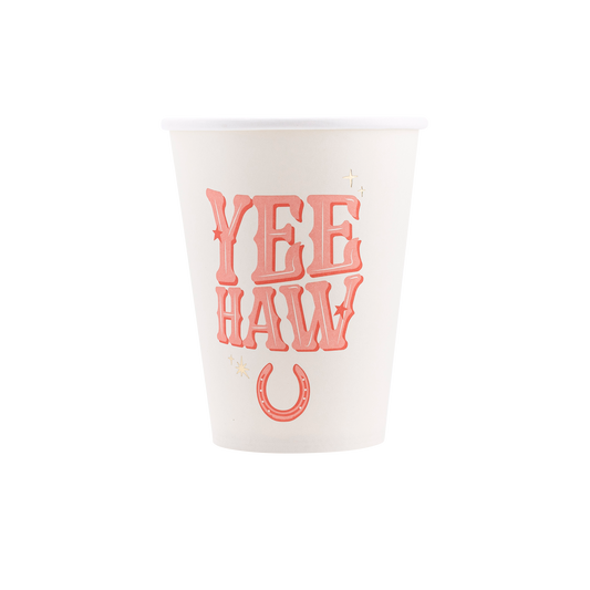 Yeehaw Paper Party Cups 8ct