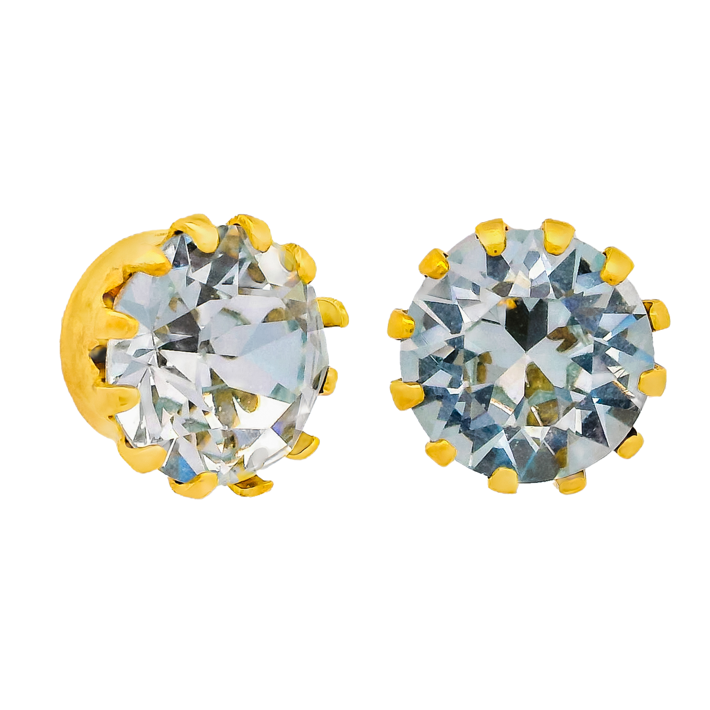 Chrisley Studs in Candy Crush: Soft Mint Ignite Glacier Blue
