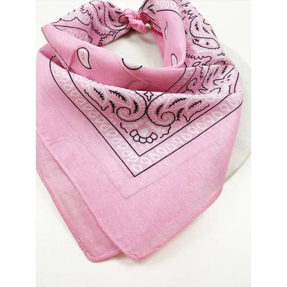 PINK Pasley Pattern Bandanas: