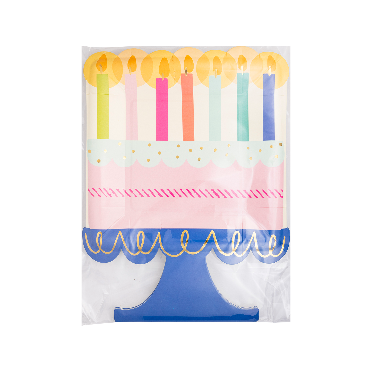 Birthday Cake Plates 12ct