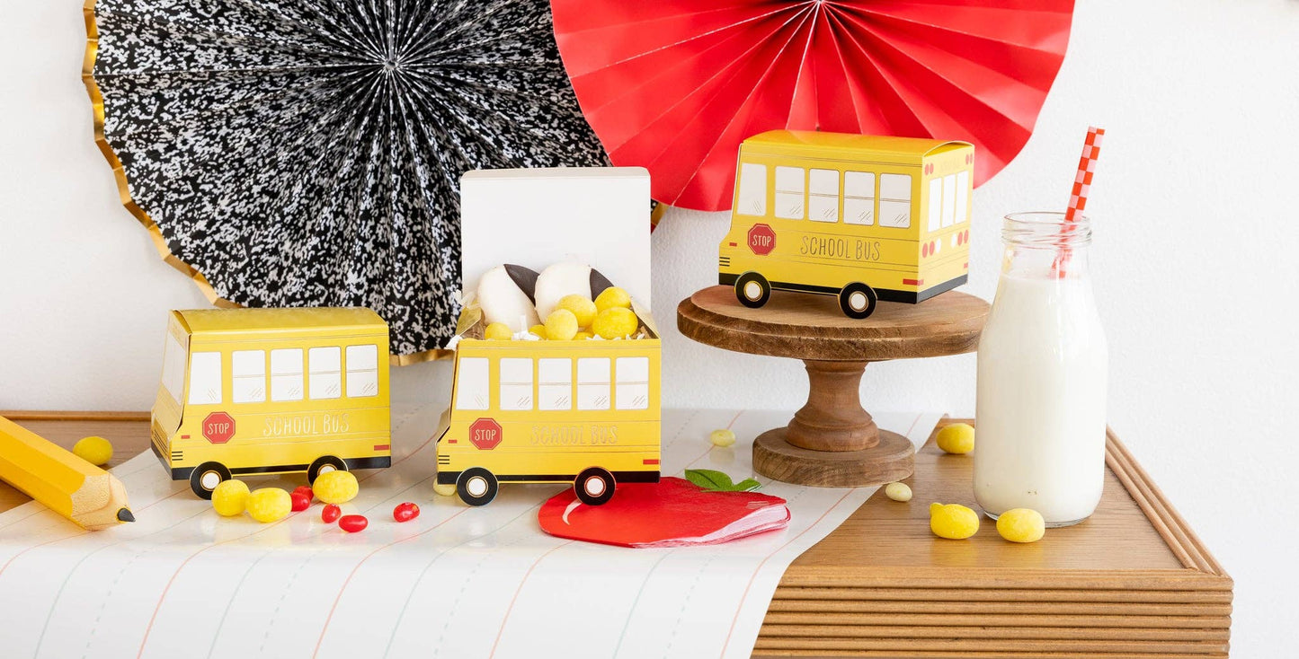 School Bus Treat Boxes 8ct