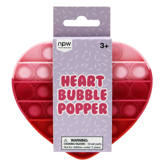 Heart Bubble Popper, Fidget Toy