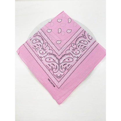 PINK Pasley Pattern Bandanas:
