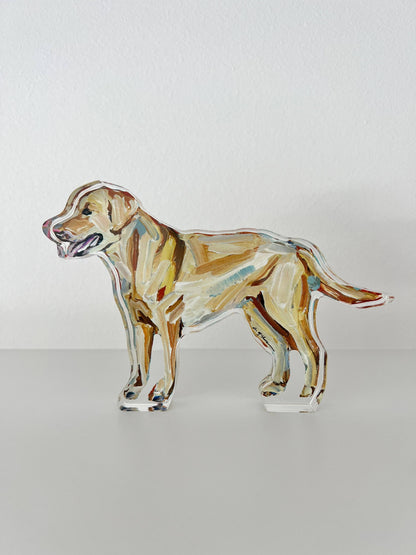 Yellows Lab Acrylic Small Shelfie