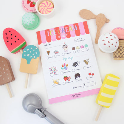 Play Notepad - Ice Cream Shop
