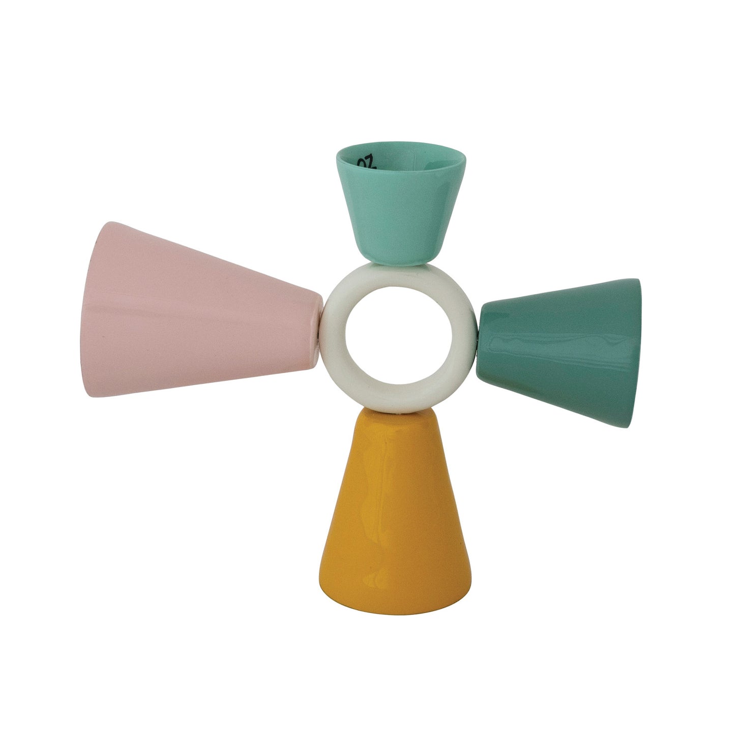 0.5 oz. - 2 oz. Enameled Metal 4-Way Jigger