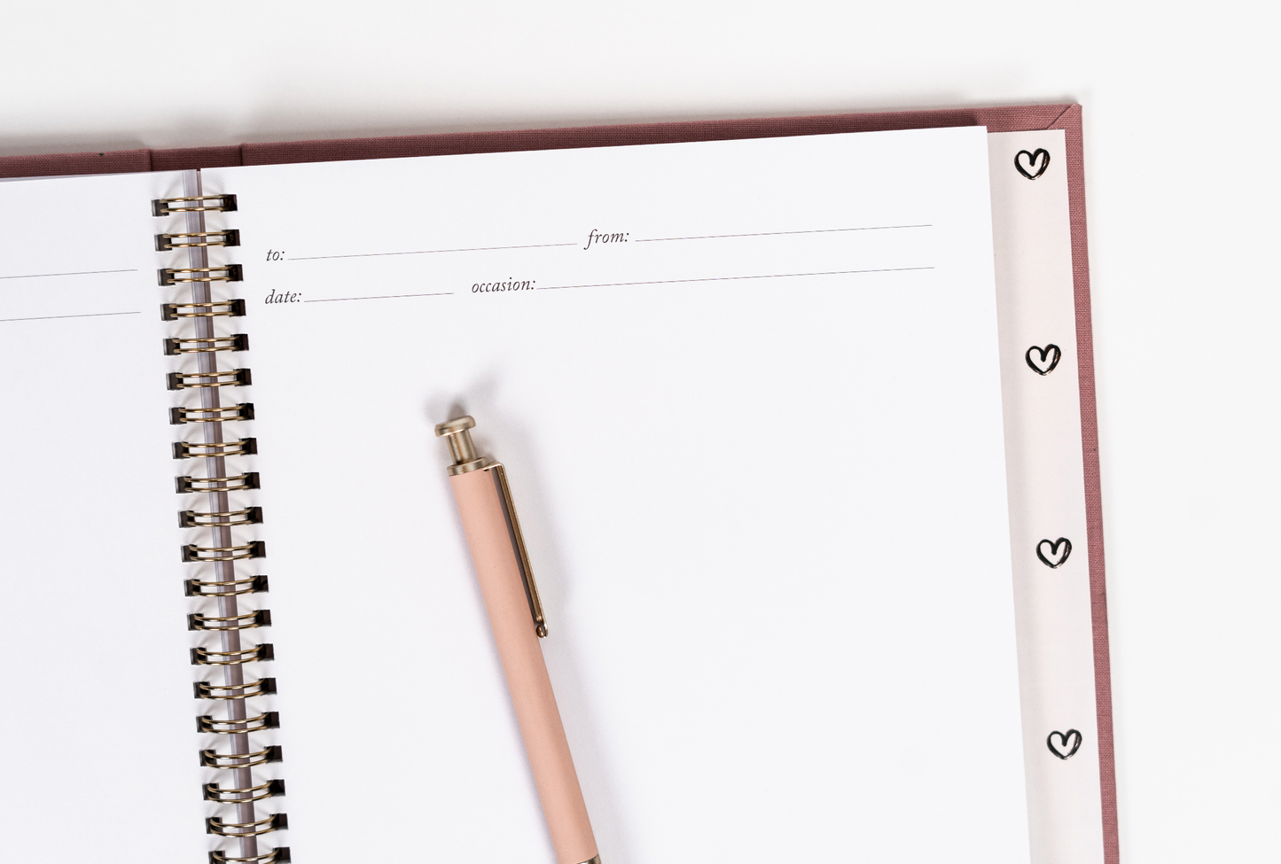 Cards Worth Keeping Journal | Birthday Card Organizer Book: White