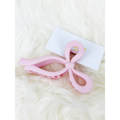 Assorted Pinks Bow Clip
