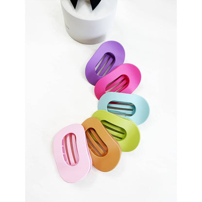 Flat Hair Claw Clip, 6 Colors