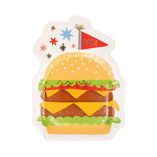 Burger Plate 8ct
